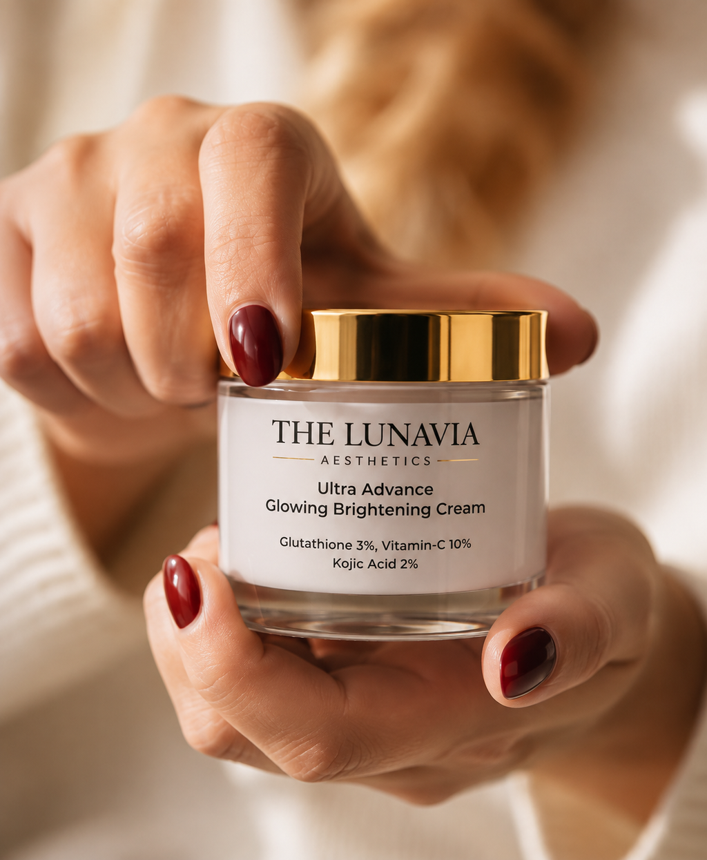 The Lunavia Aesthetics Ultra Advance Glowing Brightening Cream